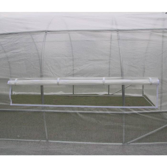 GROW1 Heavy-Duty Greenhouse Hoop House (40ft x 10ft x 6.5ft)