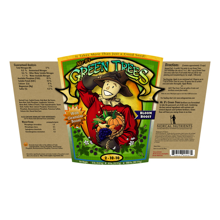 Mr. B's Green Trees Bloom Boost 2000lbs (SPECIAL ORDER ITEM)