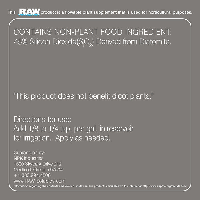 NPK RAW Silica 25lbs