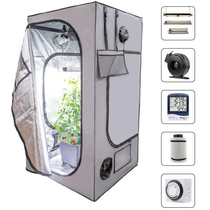 Hort2O™ Grow Tent Kit 200W - 4ft x 4ft x 6ft 7in