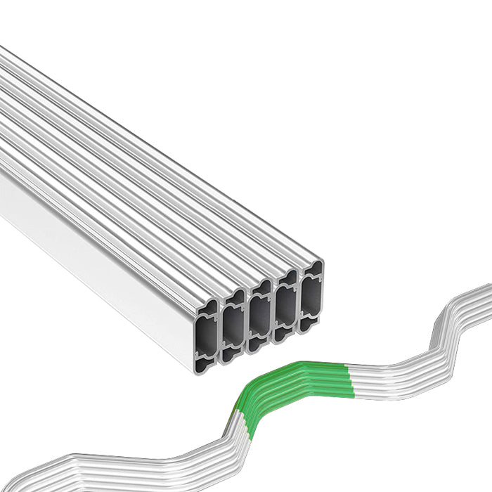 GROW1 "U" Shape Aluminum Wiggle Wire Channel & Wiggle Wire 6.5ft White (10 Pack)