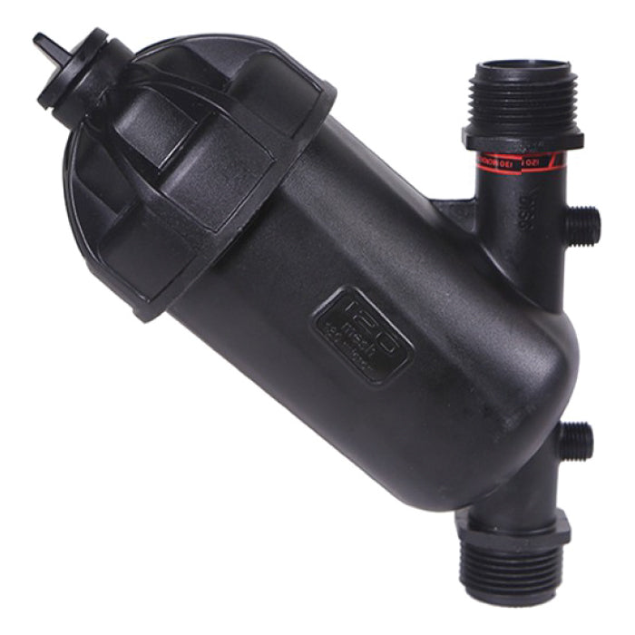 GROW1 Manual Disc Filter 3/4" MPT X MPT 120 Mesh 1-22 GPM