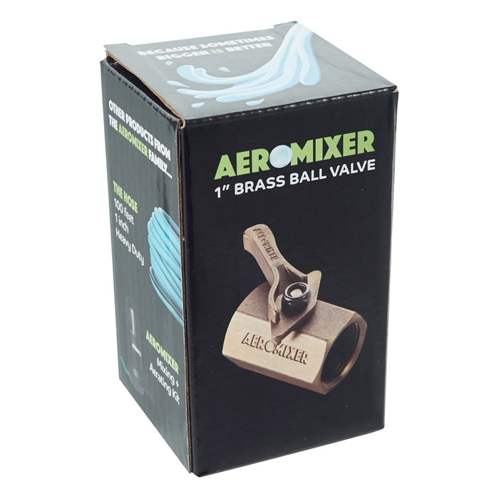 AEROMIXER Brass Ball Valve 1in