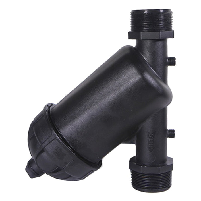 GROW1 Manual Disc Filter 1" MPT X MPT 120 Mesh 1-26 GPM