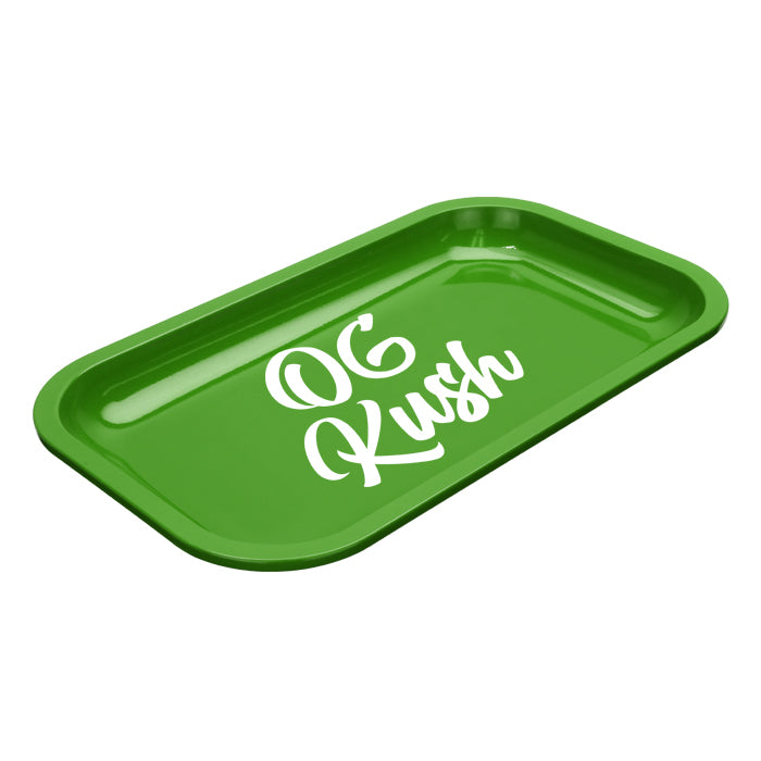 Med Dope Trays x OG Kush - Green background white logo