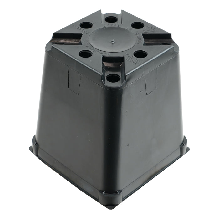 3.5" Square Black Injection Pot
