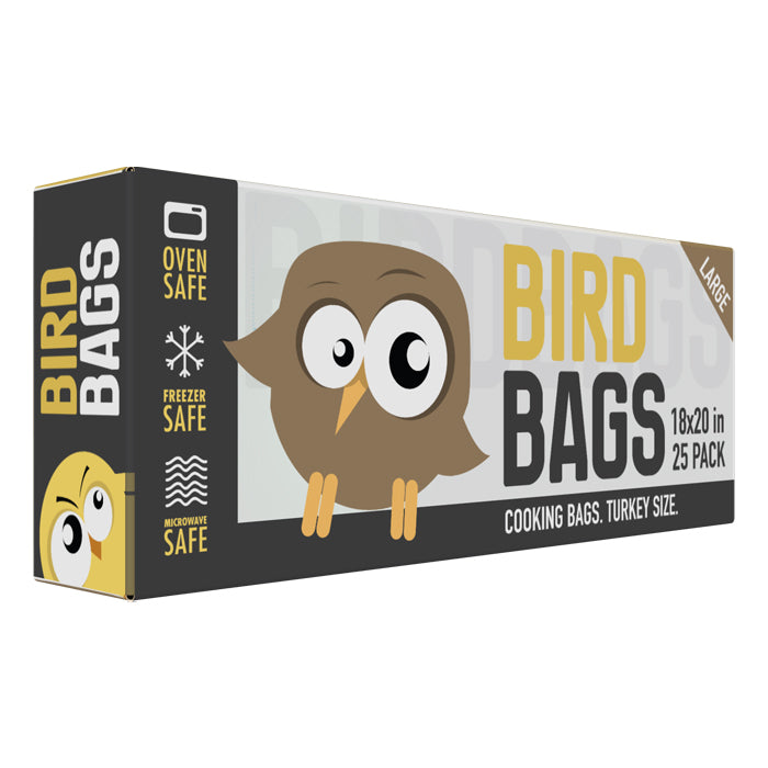 Bird Bags 3 Gallon Turkey Bags 18" x 20" (25 Pack)