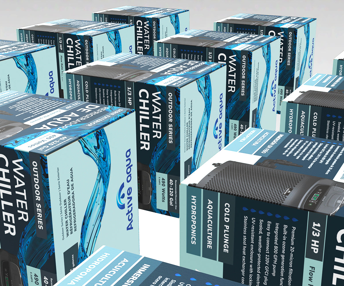 Active Aqua Outdoor Chiller, 1/3 HP Boost