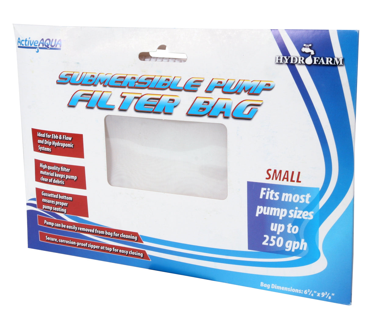 Active Aqua Submersible Pump Filter Bag, 6.75″ x 9.375″