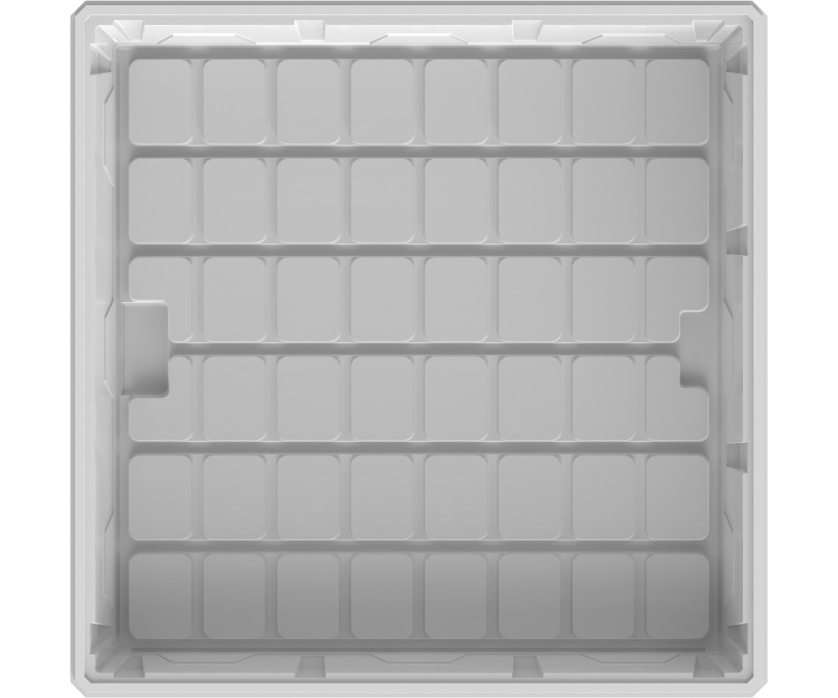 Active Aqua 2.0 High Rise Tray, White, 4’x4′ (ID)