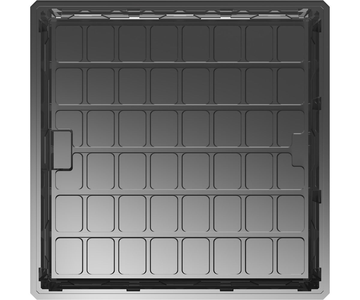 Active Aqua 2.0 Low Rise Tray, Black, 4’x4′ (OD)