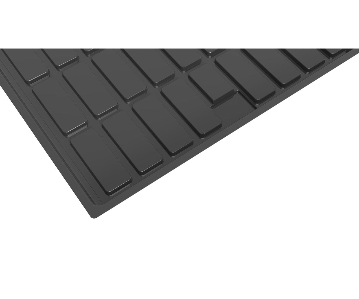Active Aqua 2.0 Low Rise Tray, Black, 4’x4′ (OD)