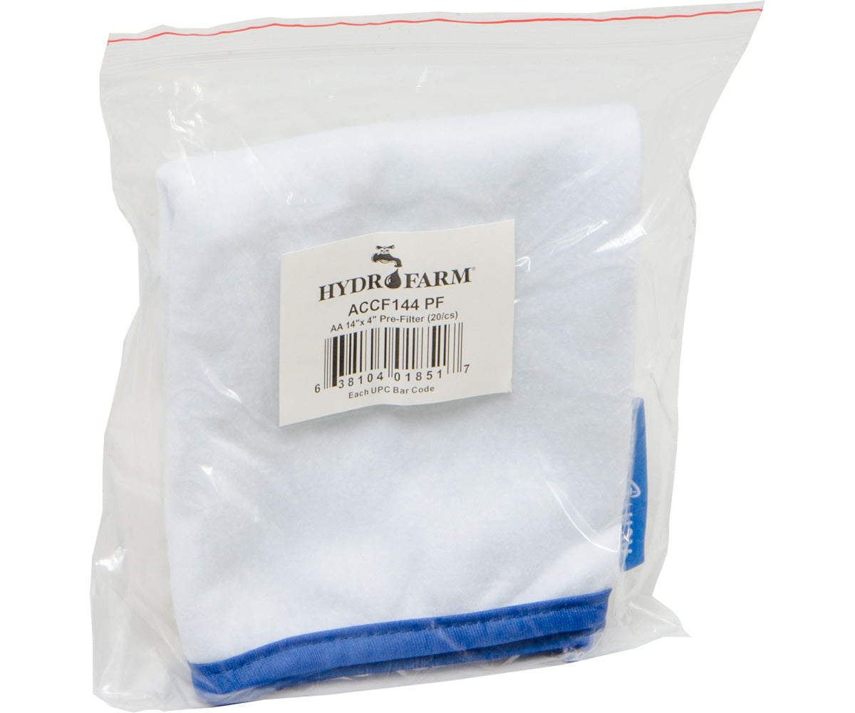 Active Air Pre-Filter for ACCF144, 4″ x 14″