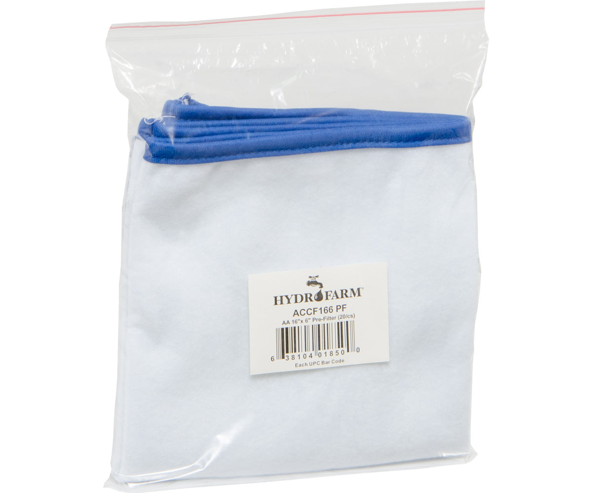 Active Air Pre-Filter for ACCF166, 6″ x 16″
