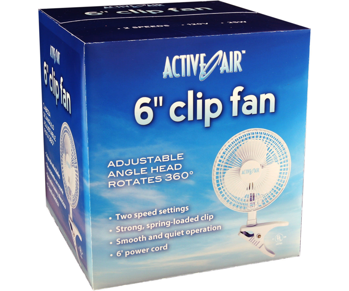 Active Air 6″ Clip Fan, 15W
