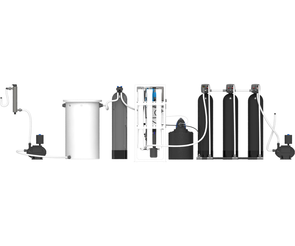 AXEON 30 Gallon Tank and 15 GPD Chemical Injection System 110V