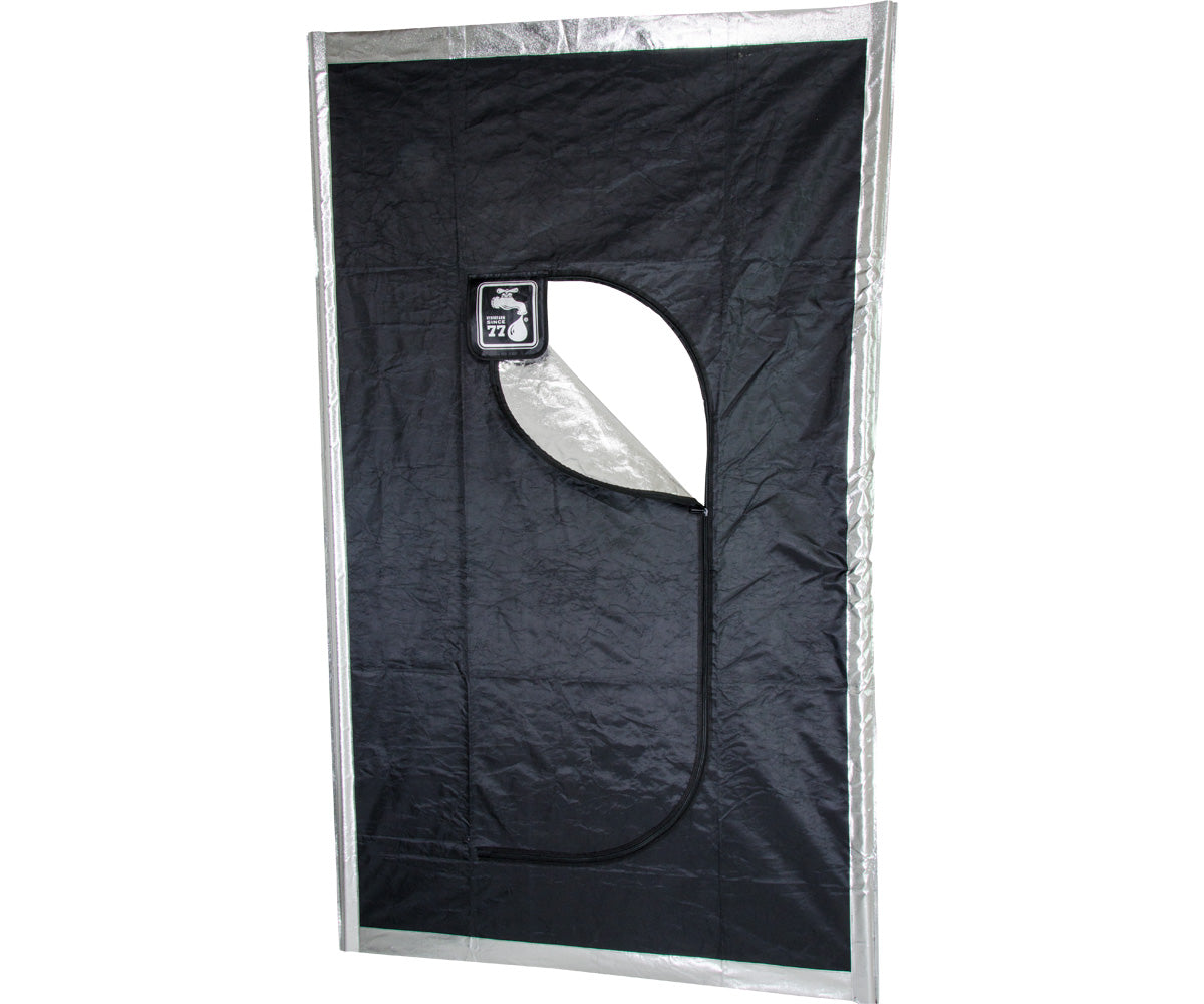 Black Hatch Zipper Door
