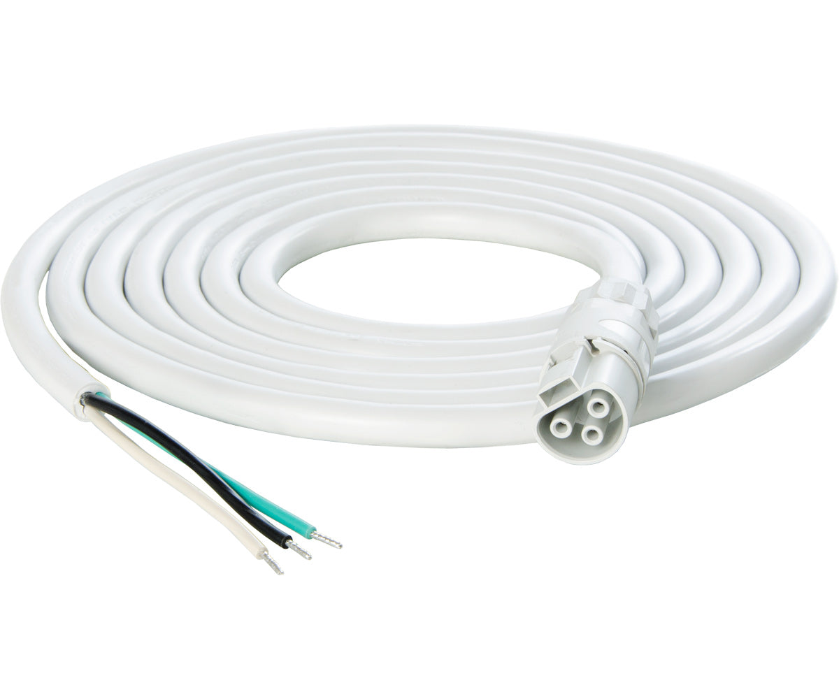 PHOTOBIO X White Cable Harness, 16AWG w/leads, 10′