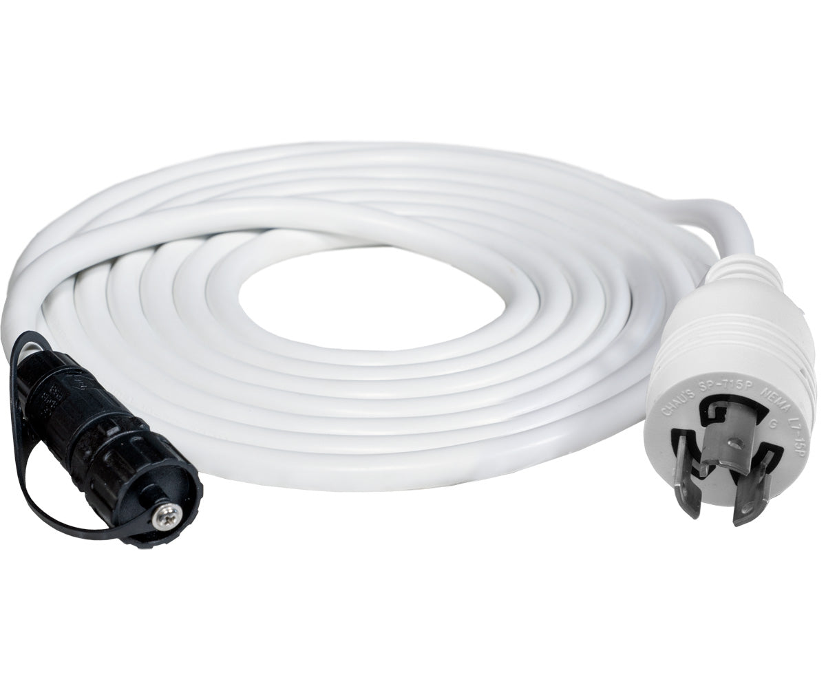 PHOTOBIO VP White Cable Harness, 18AWG, 277V, L7-15P, 10′