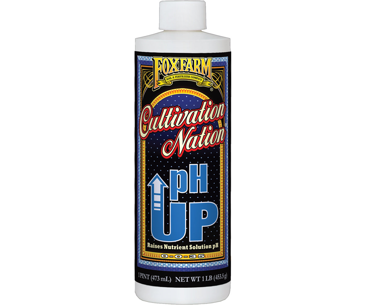 FoxFarm Cultivation Nation® pH UP, 1 pt, case of 12