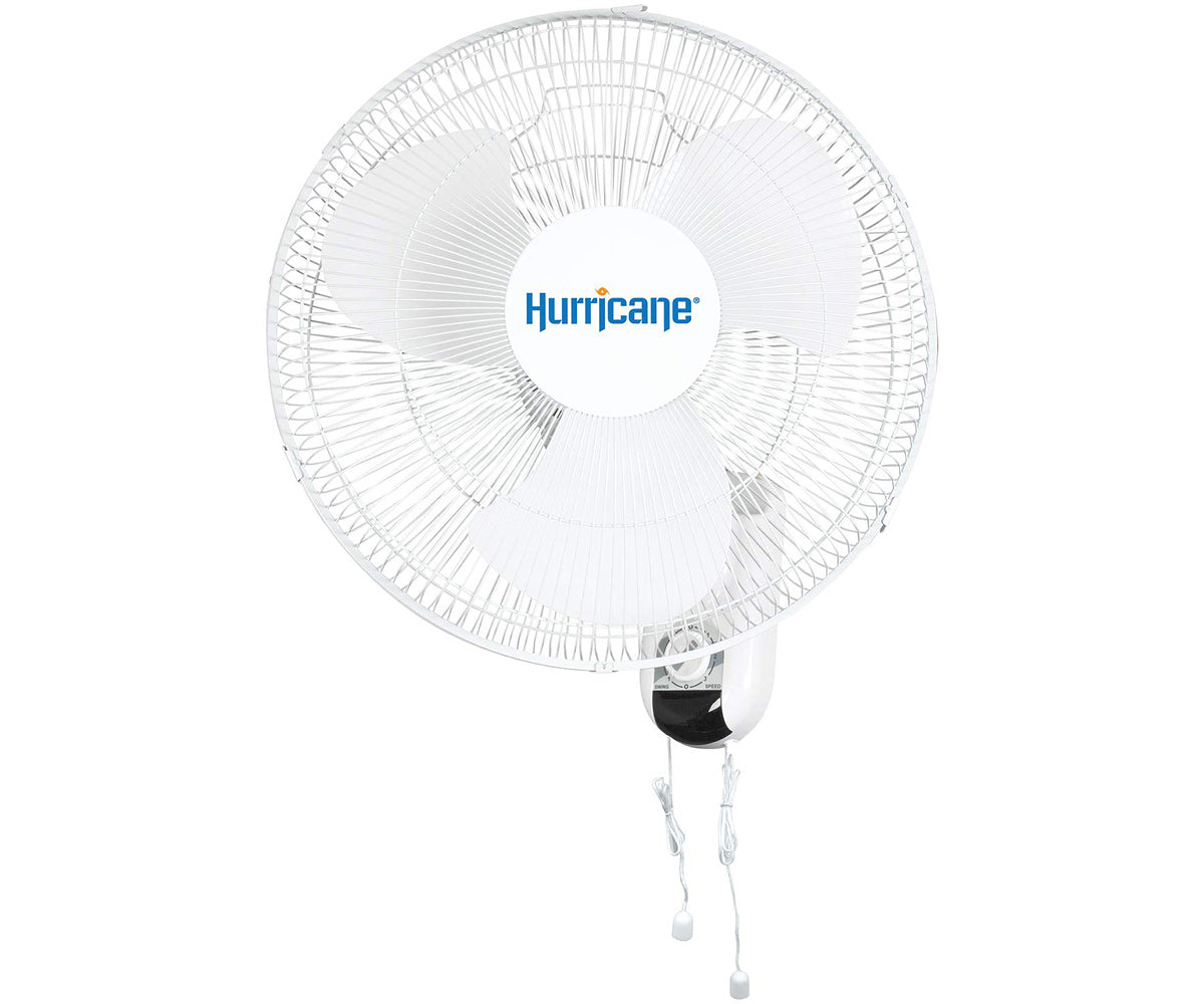 Hurricane Classic Oscillating Wall Mount Fan 16″