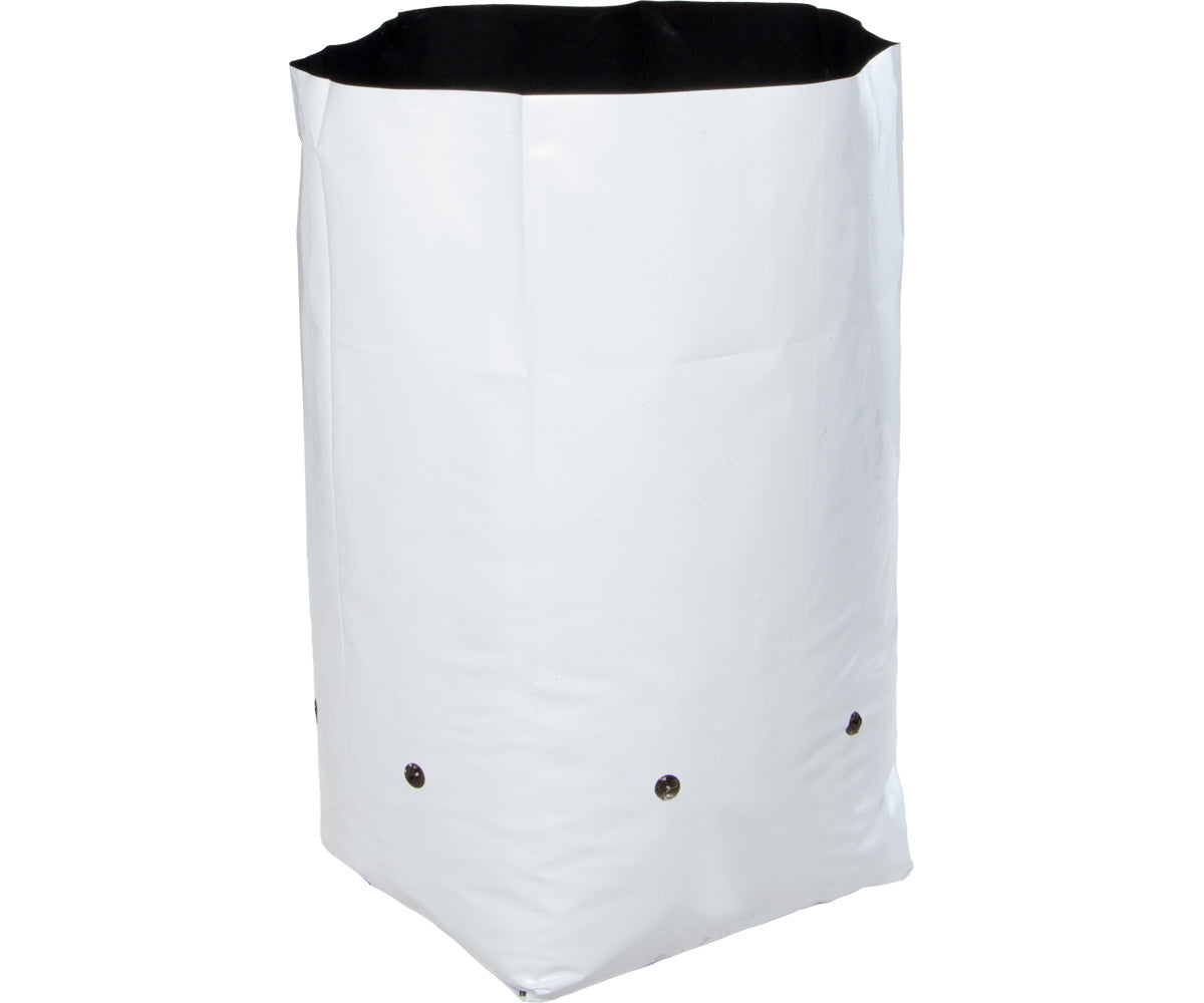 Hydrofarm Black & White Grow Bag, 3 gal (20 packs of 25)