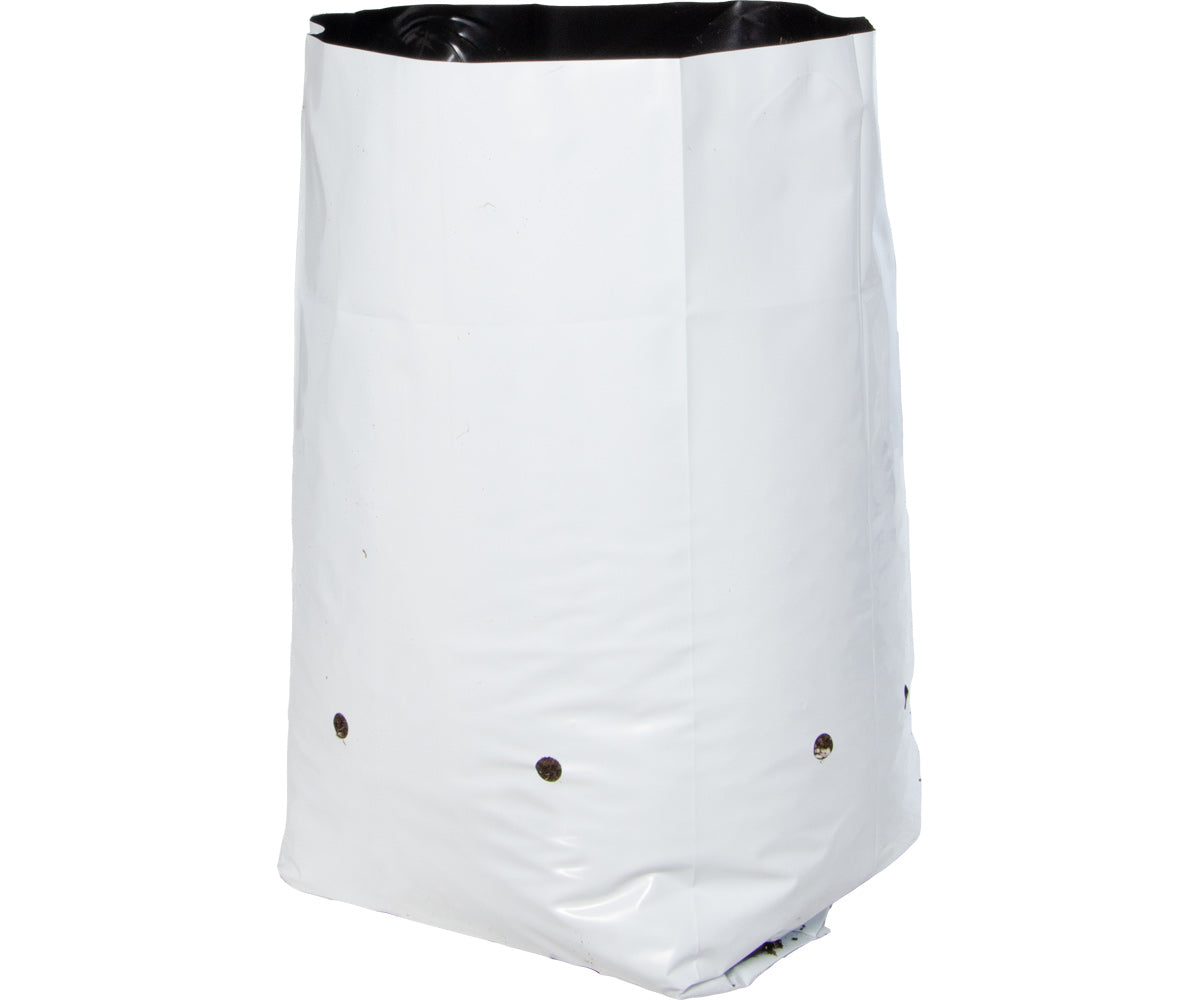Hydrofarm Black & White Grow Bag, 3 gal (20 packs of 25)