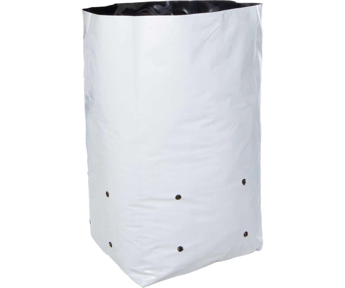 Hydrofarm Black & White Grow Bag, 7 gal (16 packs of 25)