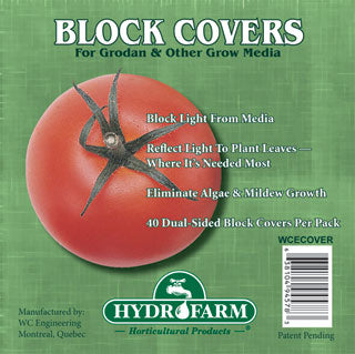 Rockwool Block Cover, 6″, Pack of 40