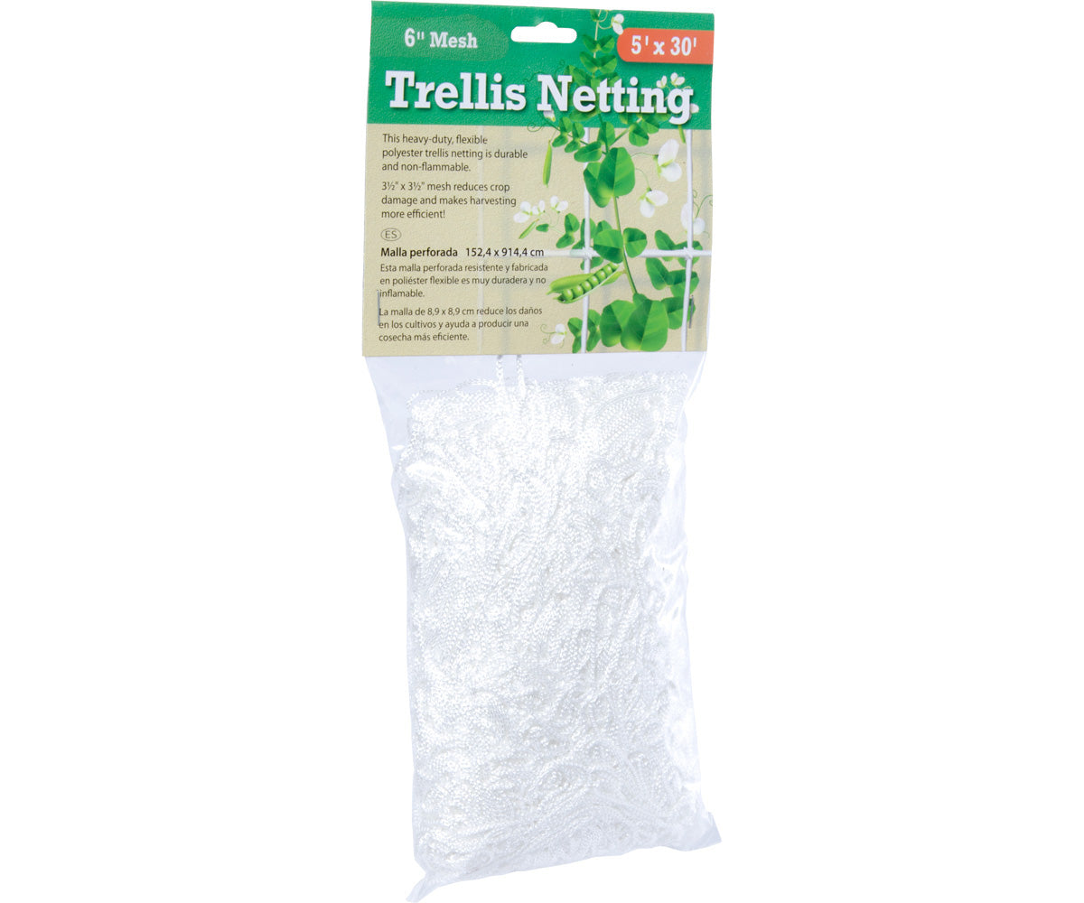 Trellis Netting 6″ Mesh, woven, 5’x 30′