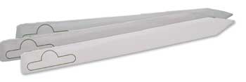 Hydrofarm Plastic Plant Marker, White, 6″ x 5/8″, pack of 50