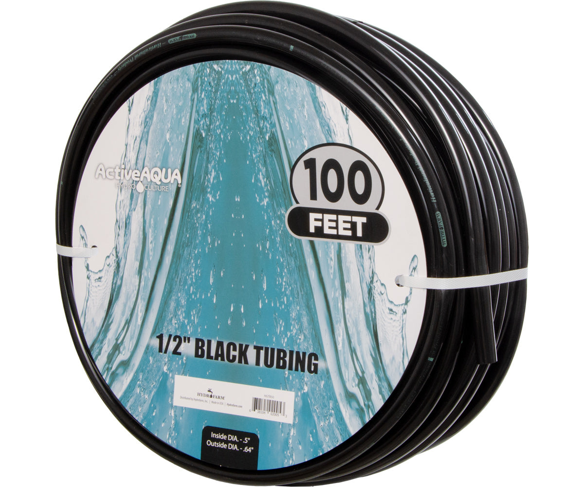 1″ ID Black Tubing 100′