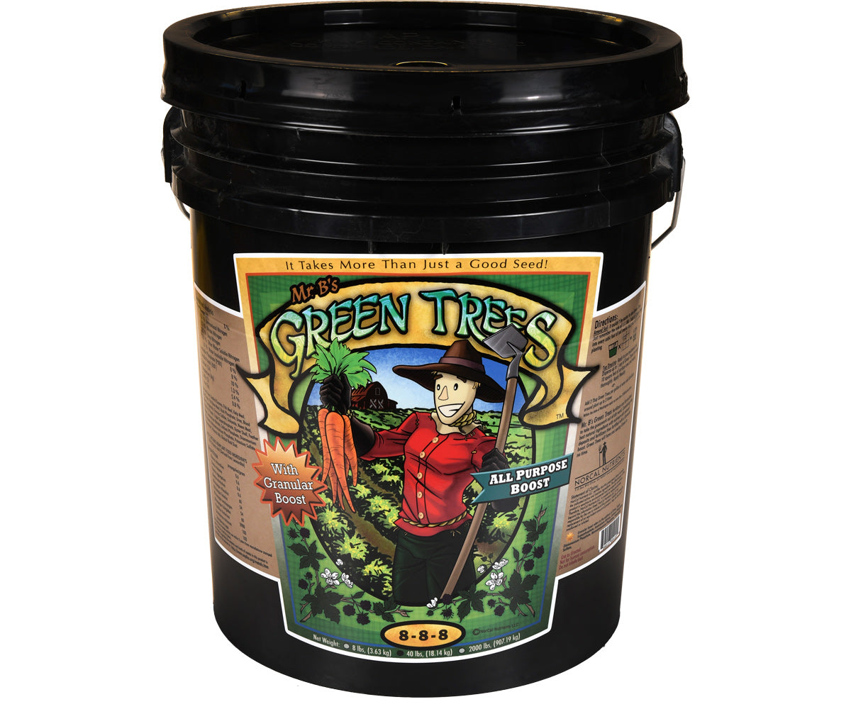 Mr. B’s Green Trees All Purpose with Boost 5 gallon pail, 40 lbs
