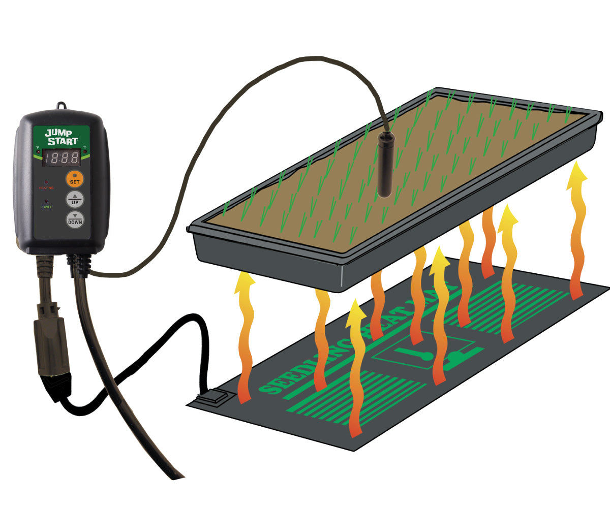 Jump Start Digital Temperature Controller for Heat Mats