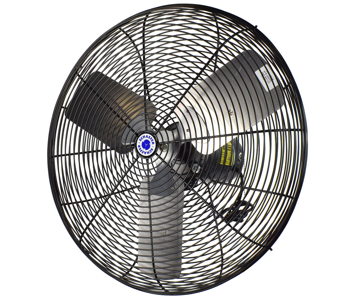 Schaefer 20″ Oscillating Fan Head with OSHA Guards – Black