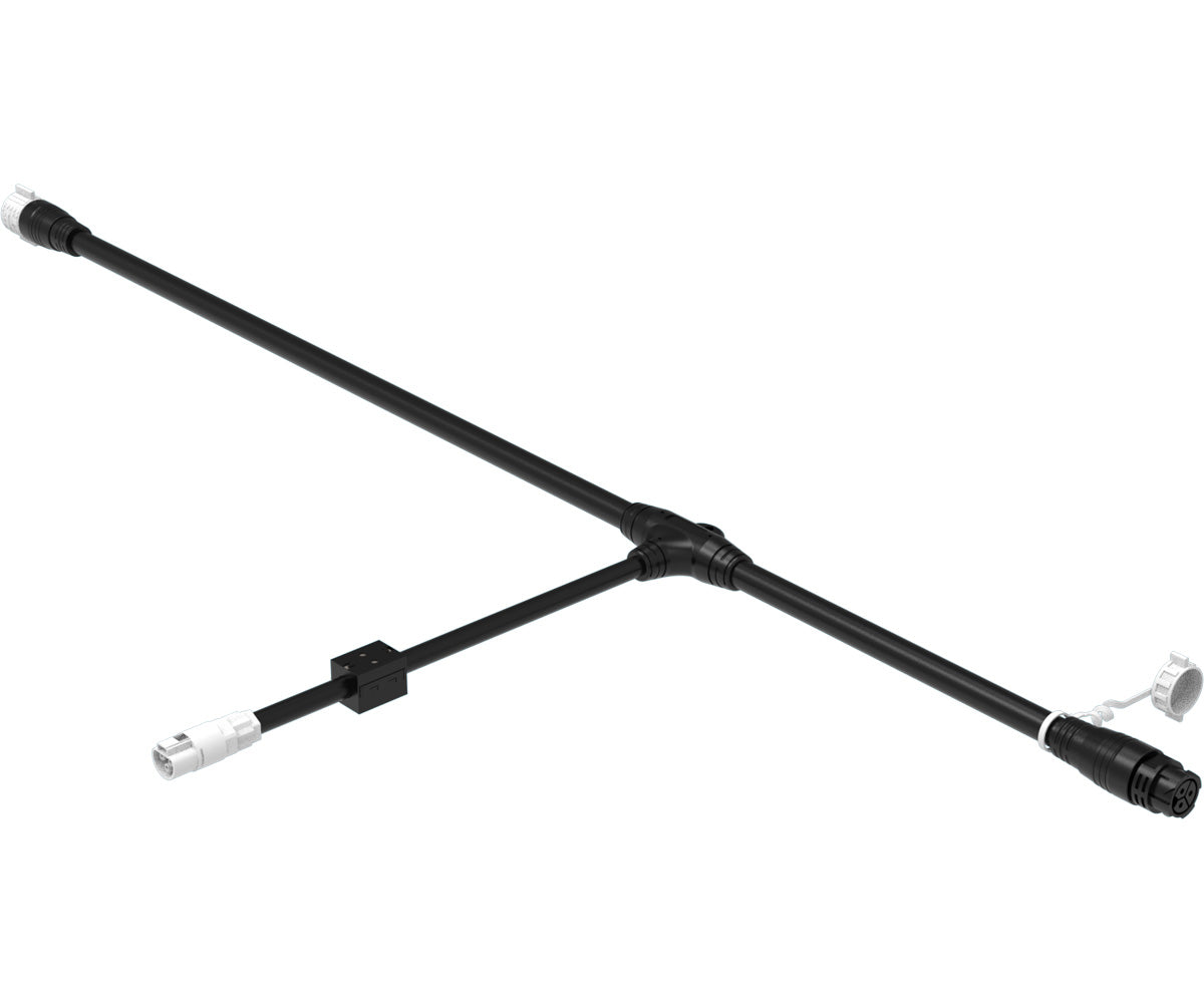 PHOTOBIO AC Power T Cable, 40A M25 to EN100, 1-T , Ferrite, 6.0′