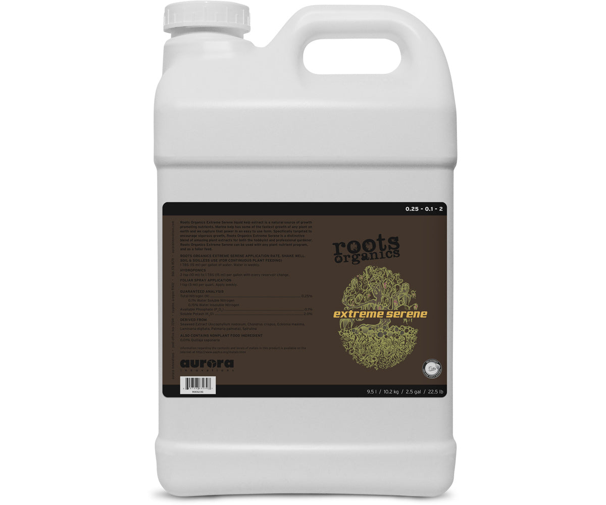 Roots Organics Extreme Serene, 2.5 gal