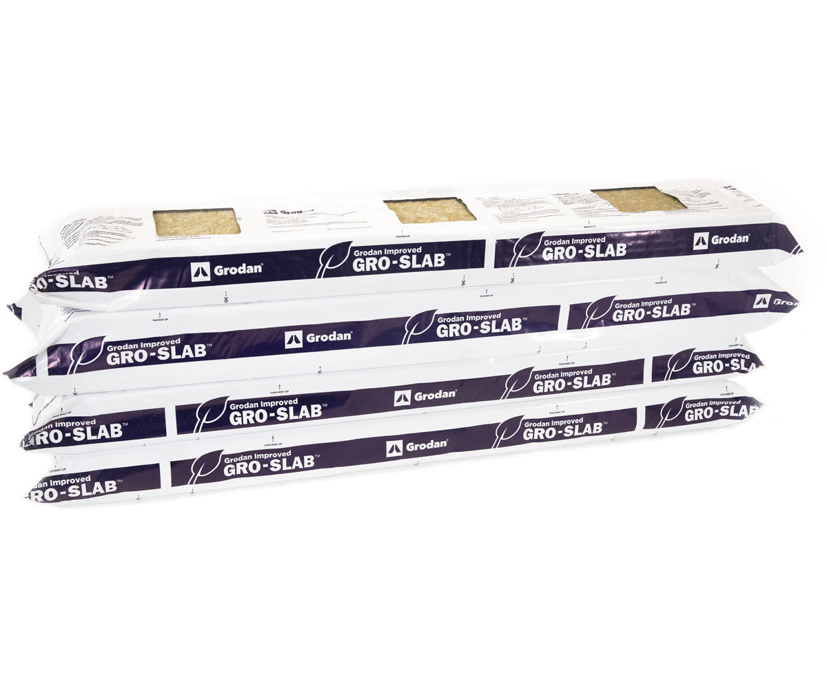Grodan Improved Gro-Slab, 36 x 8 x 3 with three 6 x 6 pre-cut holes