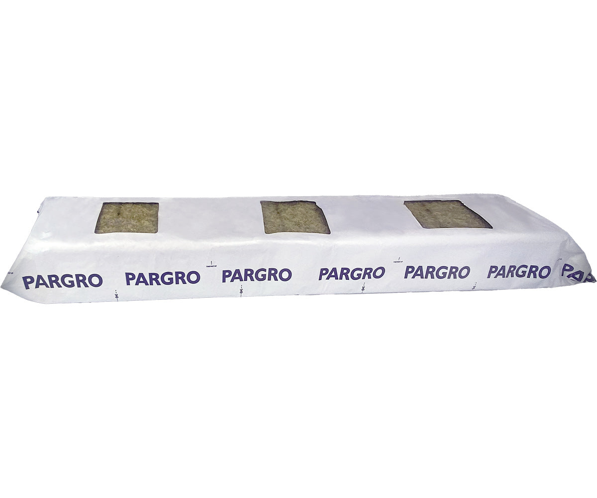 Pargro Slab 36″ x 6″ x 4″, w/3 10 x 10 pre-cut holes, bag of 12