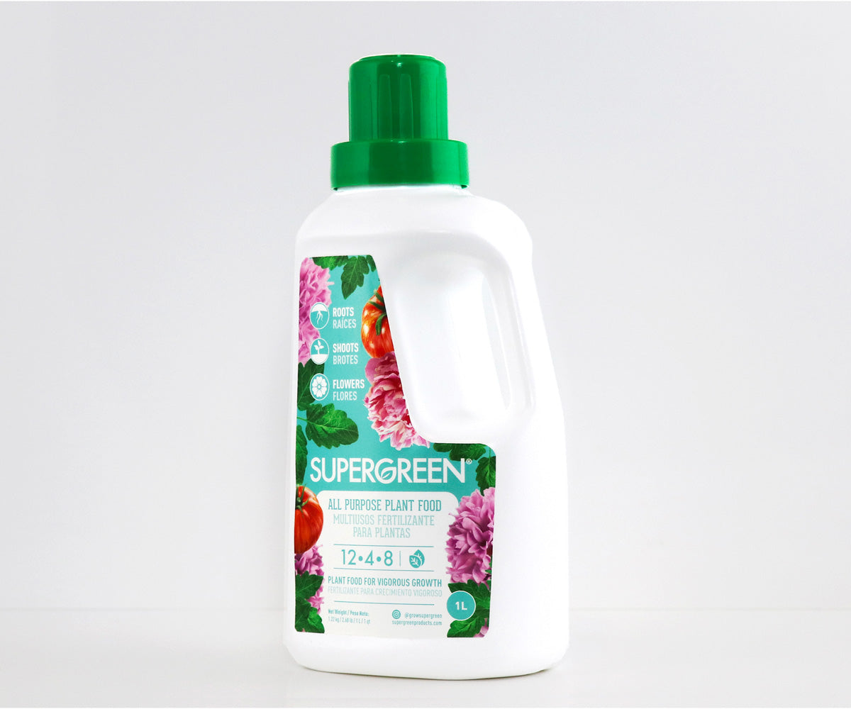 SuperGreen All Purpose Plant Food 12-4-8, 1 L
