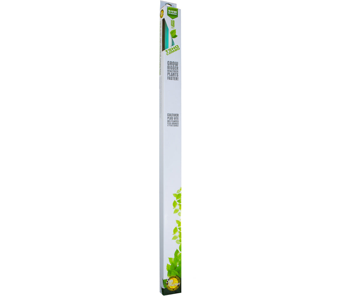 SunBlaster T5HO 54W 6400K w/NanoTech Reflector, 4′