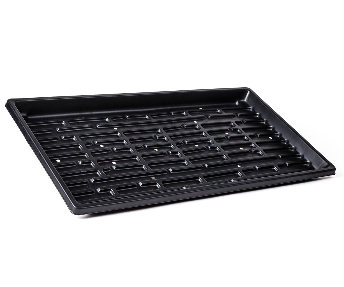 SunBlaster Double-Thick Microgreen Tray w/Holes, 10” x 20” x 1.25″ Deep