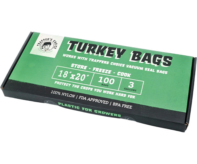 Trapper’s Choice Turkey Bags 18″ x 20″ (3 Gallon) Pack of 100