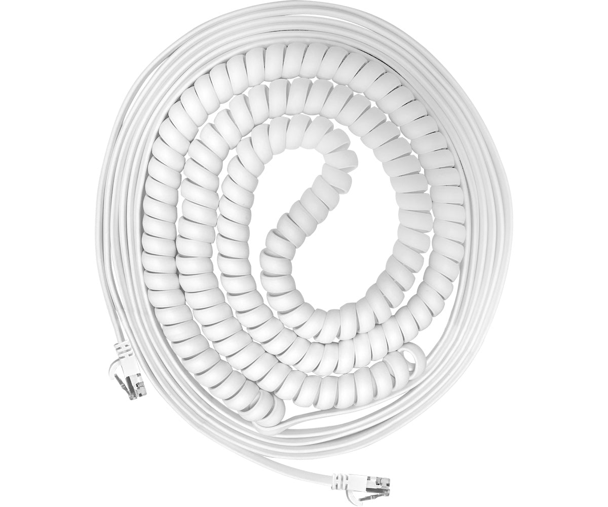 TrolMaster RJ12 25′ Coiled Communication Cable (ECS-10)