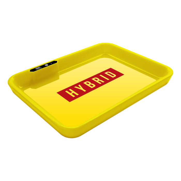 Dope Trays x Hybrid - yellow background red logo