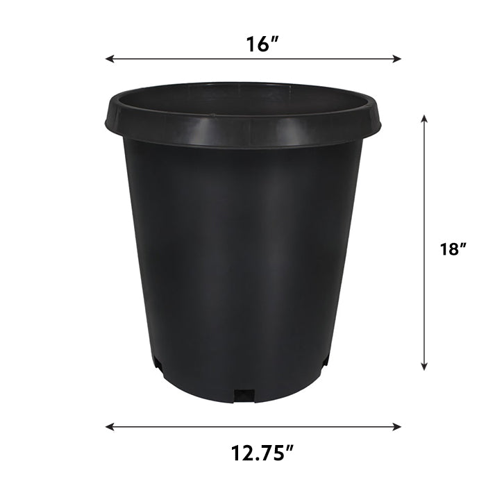 15 Gallon Premium Injection Nursey Pot TALL Gal -USA