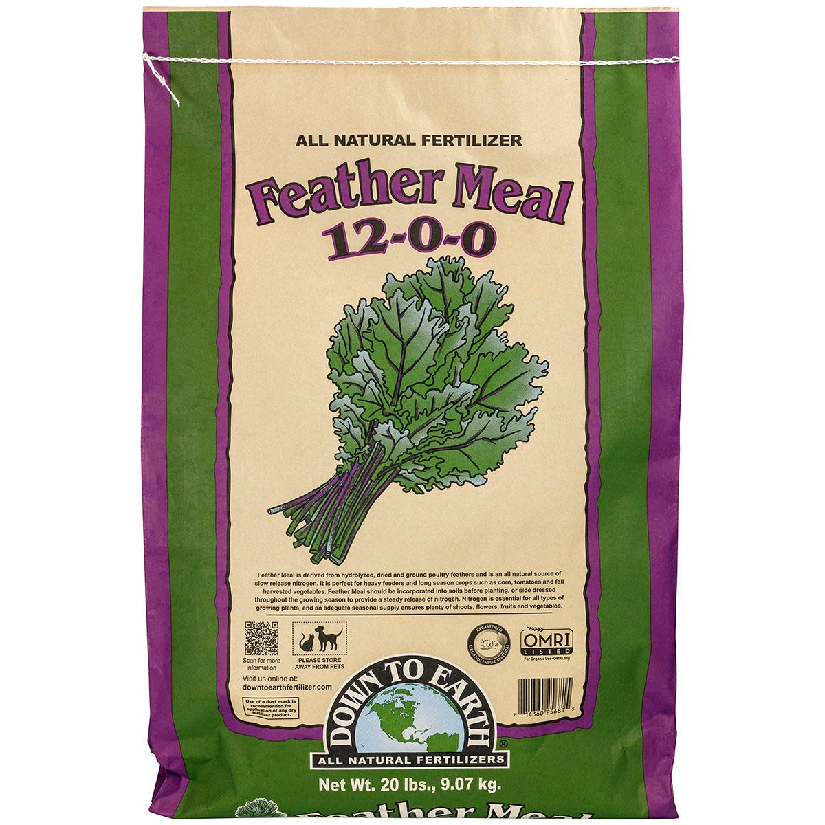 Down to Earth™ Feather Meal 12-0-0 20lb