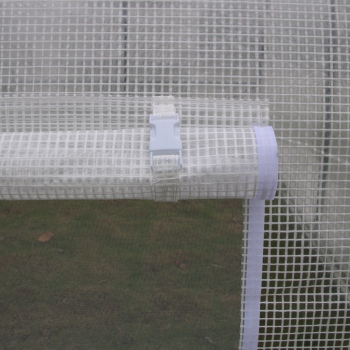 GROW1 Heavy-Duty Greenhouse Hoop House (20ft x 10ft x 6.5ft)
