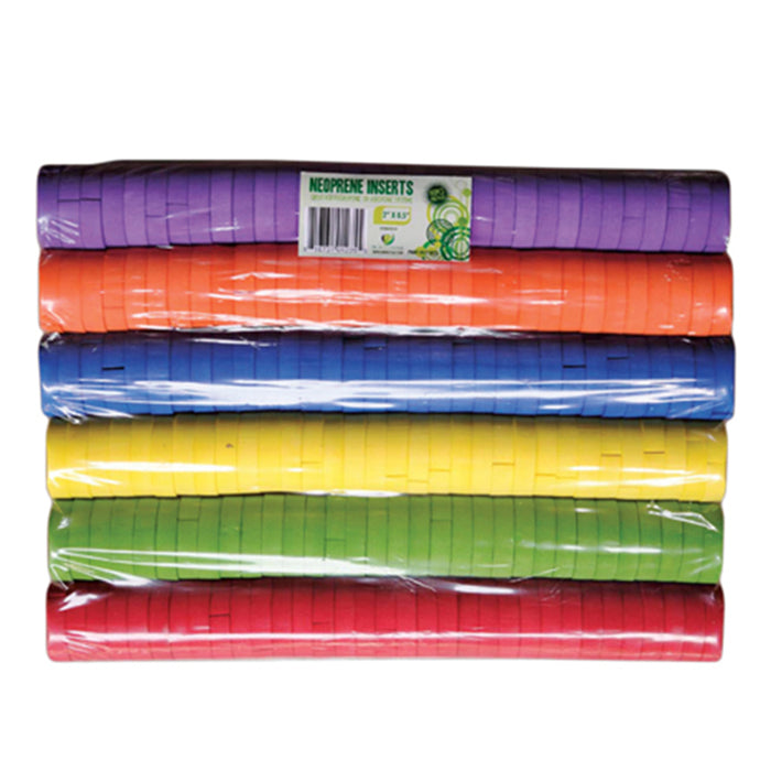 GROW1 Neoprene Inserts Multicolor 2in (192pcs/Pack)