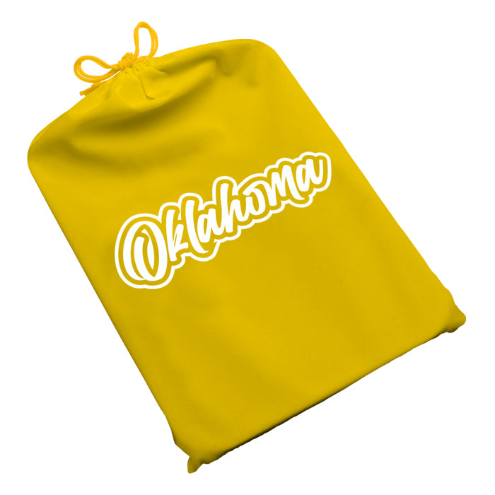 Dope Trays x Oklahoma -  Yellow background White logo